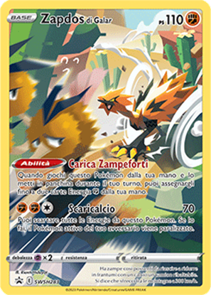 Immagine di Zapdos di Galar Promo SWSH283 (IT) Near Mint