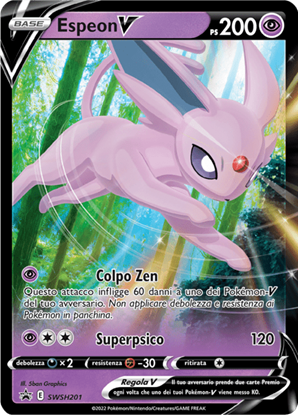 Immagine di Espeon V SWSH201 (IT) Near mint