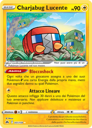 Immagine di Charjabug Lucente 051/159  Near Mint (IT)