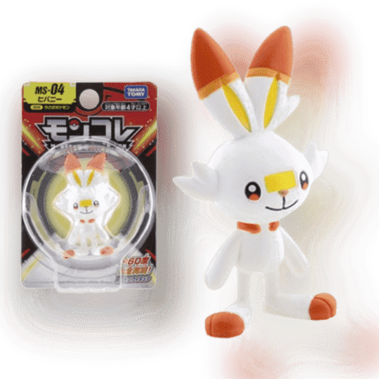 Immagine di Takara Tomy Pokemon Monster Collection Moncolle MS-04 Scorbunny Action Figure