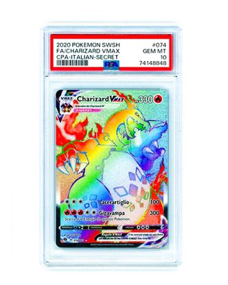 Immagine di Charizard Vmax (Rara Segreta) 074/073 PSA 10 IT GEM-MT