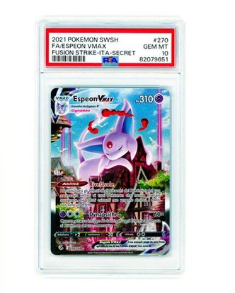 Immagine di Espeon  Vmax  Full Art 270/264 PSA 10 IT GEM-MT