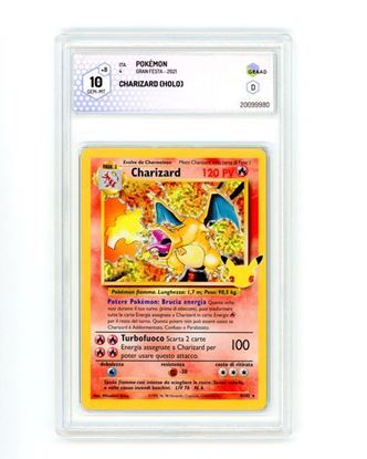 Immagine di Charizard 4/102 Holo (IT) GRAAD 10 GEM-MT