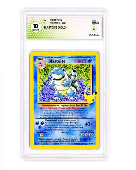 Immagine di Blastoise  2/102 Holo (IT) GRAAD 10  GEM-MT