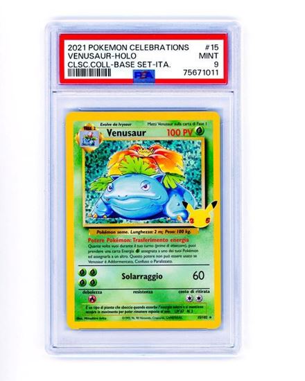 Immagine di Venusaur 15/102 Holo (IT) PSA 9 MT