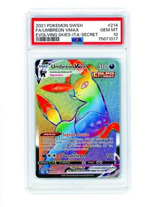 Immagine di Umbreon  Vmax 214/203 PSA 10 IT GEM-MT