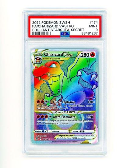 Immagine di Charizard V astro - Rara Segreta 174/172 PSA 9 IT MT