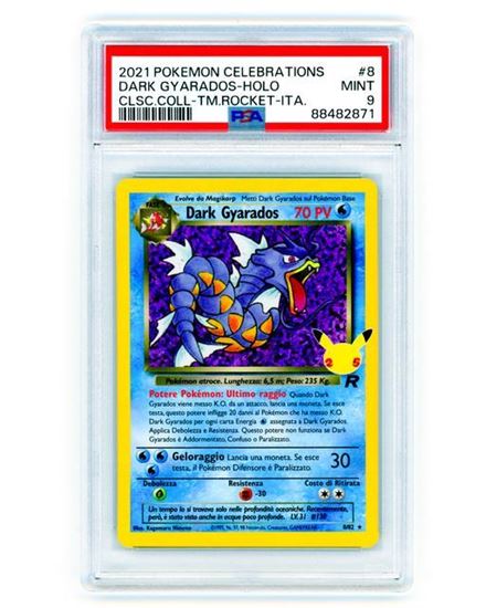 Immagine di Dark Gyarados  08/82 Holo (IT) PSA 9 MT