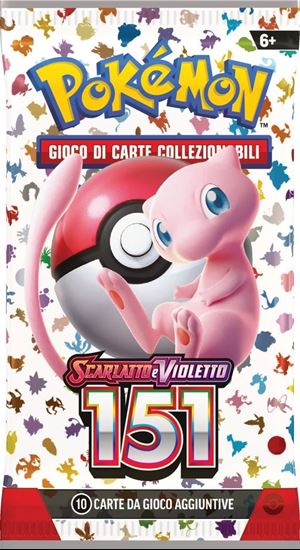 Immagine di Scarlatto e Violetto: 151 - Busta da 10 Carte (ITA)