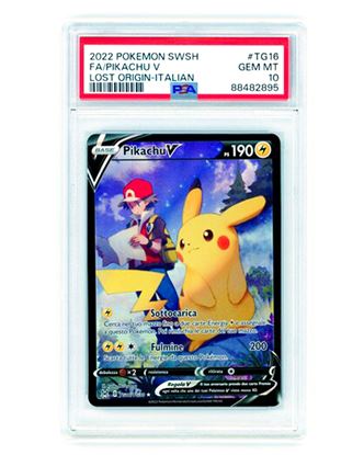 Immagine di Pikachu V tg16/tg30 PSA 10 GEM-MT