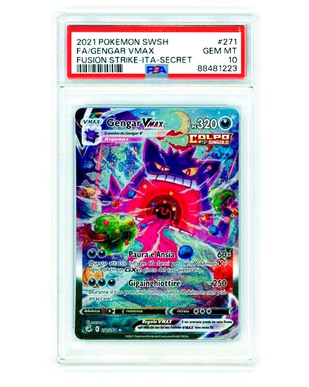 Immagine di Gengar Vmax Full Art 271/264 PSA 10 GEM-MINT