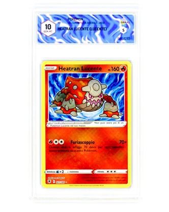 Immagine di Heatran Lucente 027/189 GRAAD 10 GEM-MT