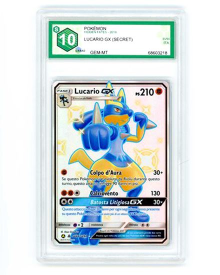 Immagine di Lucario gx sv64/sv94 GRAAD 10 GEM-MT