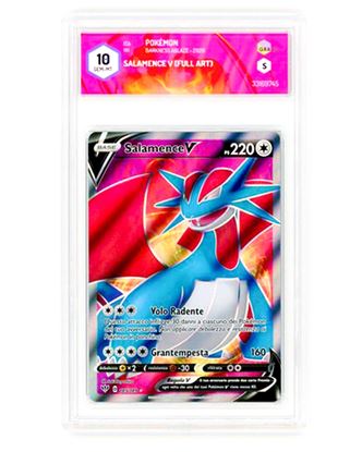 Immagine di Salamence V Full Art  185/189  Full Art  GRAAD 10 GEM-MT