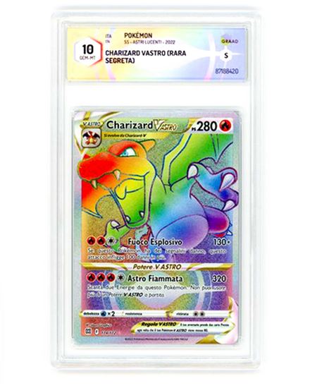 Immagine di Charizard V astro - Rara Segreta 174/172 GRAAD 10 IT GEM-MT