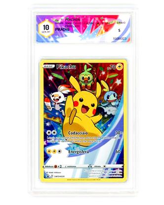 Immagine di Pikachu swsh020 promo GRAAD 10 GEM-MT