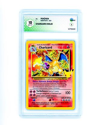 Immagine di Charizard 4/102 Holo (IT) GRAAD 10 GEM-MT