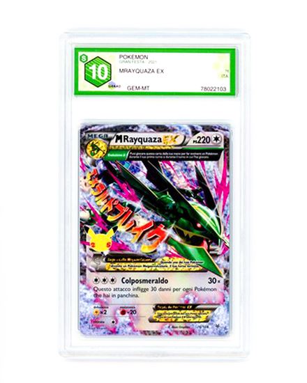 Immagine di Rayquaza Ex  76/108 Holo (IT) GRAAD 10 GEM-MT