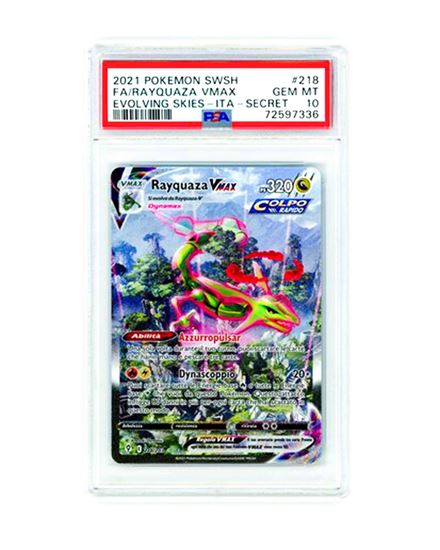 Immagine di Rayquaza Vmax 218/203 PSA 10 IT GEM- MT