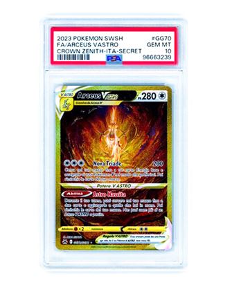 Immagine di Arceus Vastro Gold GG70/GG70 PSA 10 GEM-MT