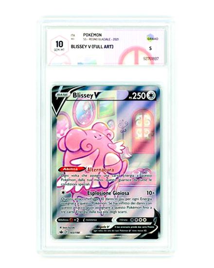 Immagine di Blissey V - Full Art - 183/198 GRAAD 10 GEM-MT