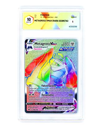 Immagine di Metagross Vmax - Rara Segreta - 208/198 GRAAD 10 GEM-MT