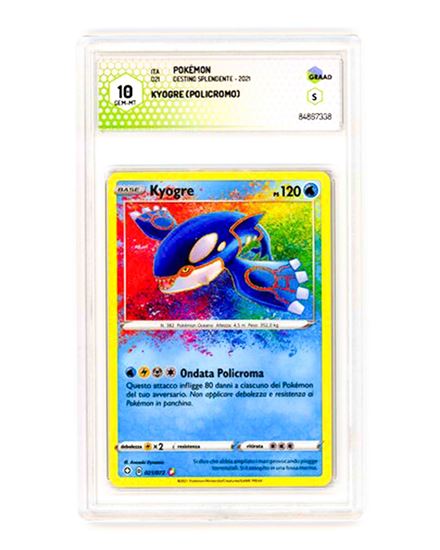 Immagine di Kyogre 022/072 GRAAD 10 GEM-MT