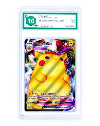 Immagine di Pikachu Vmax (Full Art) 044/185 GRAAD 10 GEM-MT