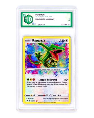 Immagine di Rayquaza 138/185 GRAAD 10 GEM-MT